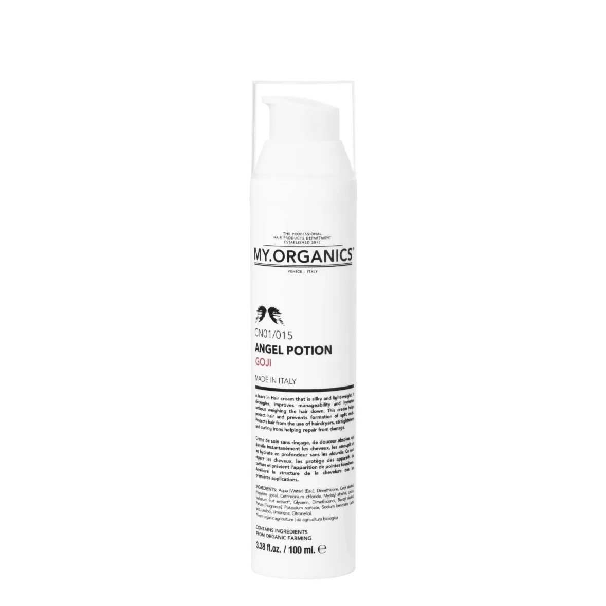 MY.ORGANICS RESURRECTION ANGEL POTION 100ML/ КРЕМ АНГЕЛ С ЭКСТРАКТОМ ГОДЖИ